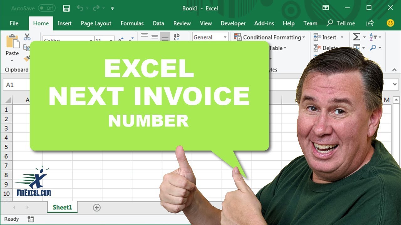 Create sequential invoice numbers in excel for mac
